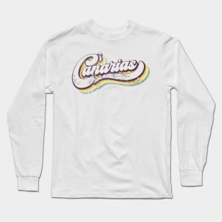 Retro Canary Islands Long Sleeve T-Shirt